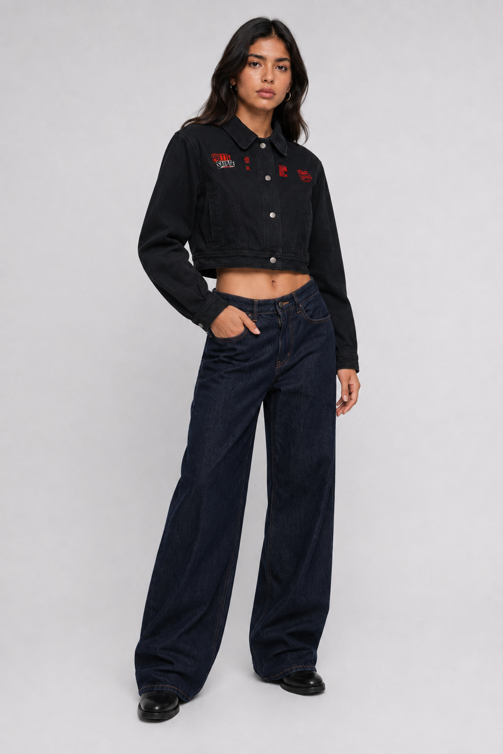 Women’s Crop Denim Jacket