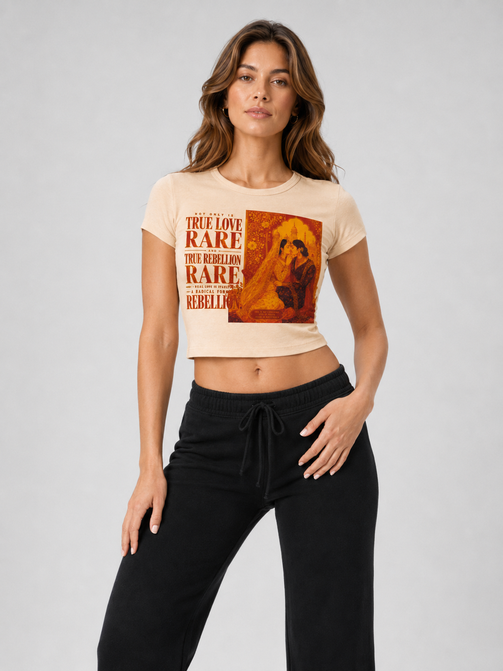 Snow Washed Crop Top