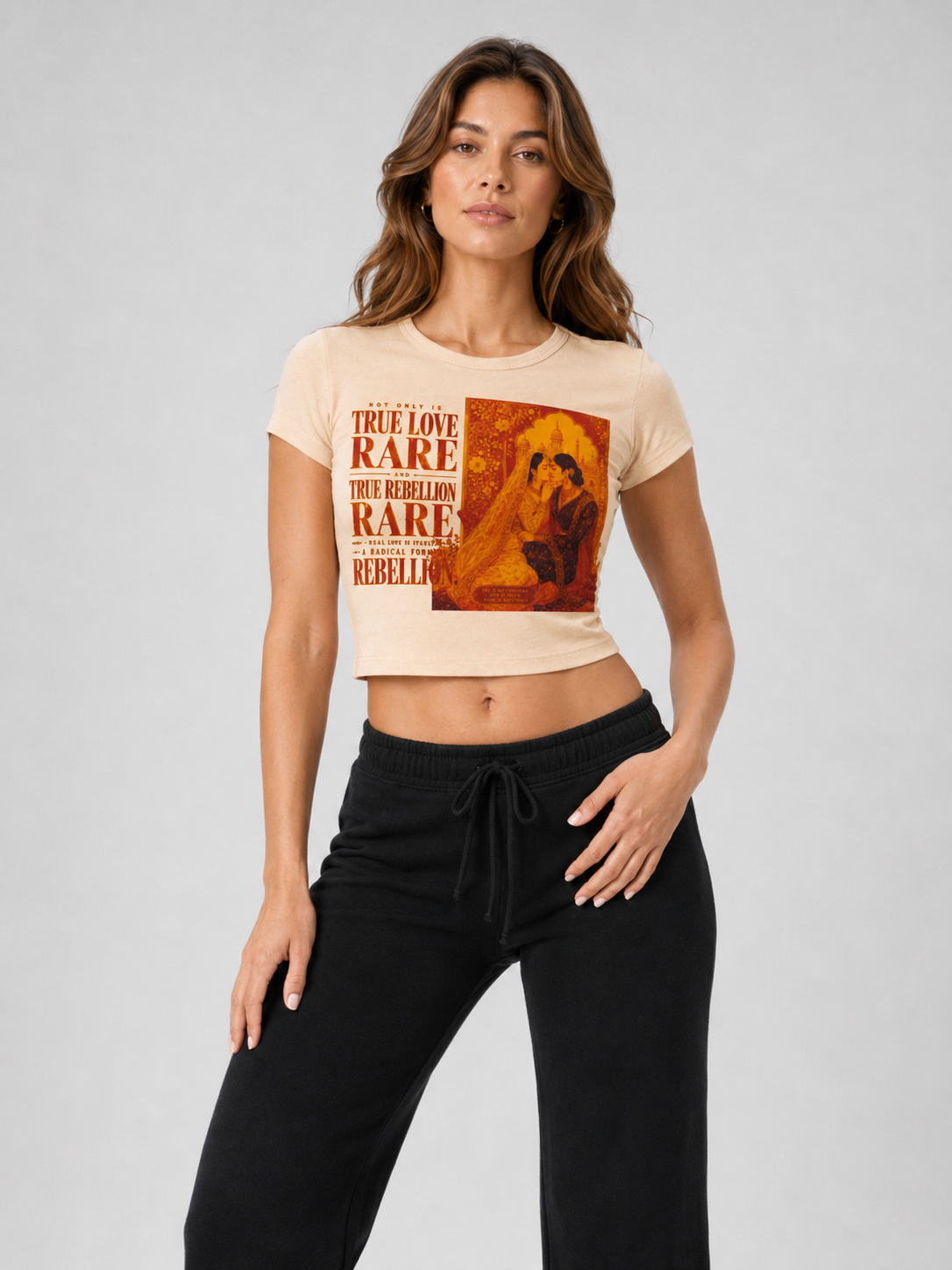 Snow Washed Crop Top