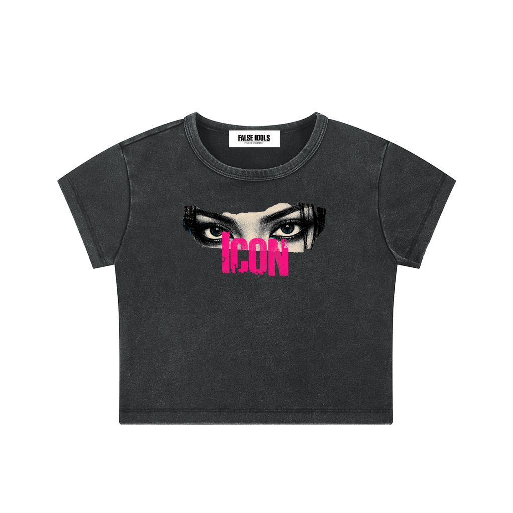 Icon Snow Washed Crop Top