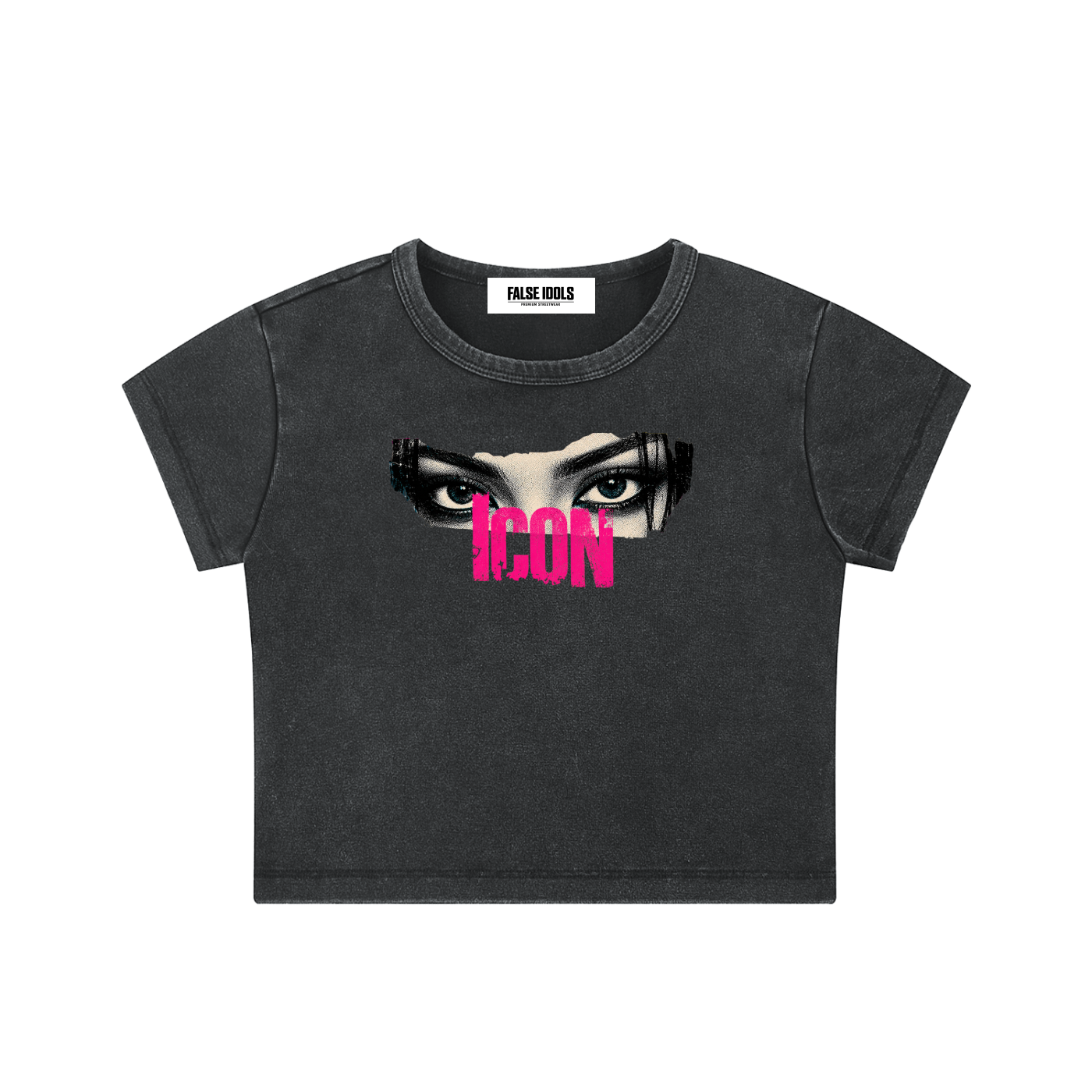 Icon Snow Washed Crop Top