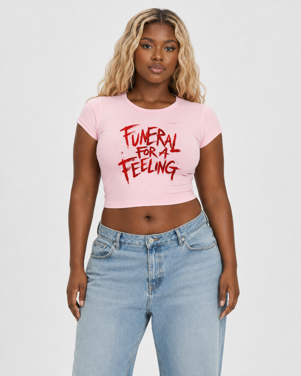 Snow Washed Crop Top