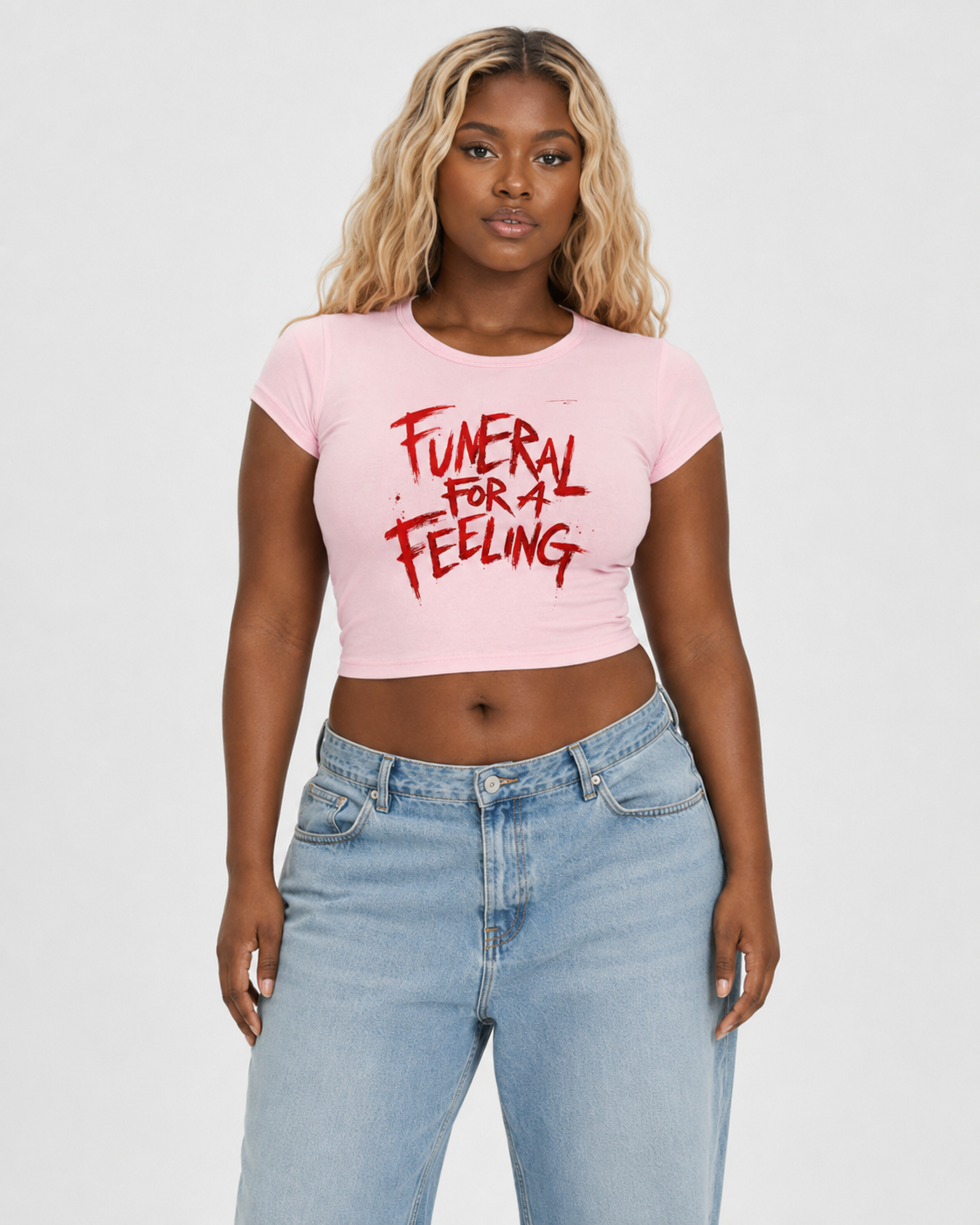 Snow Washed Crop Top