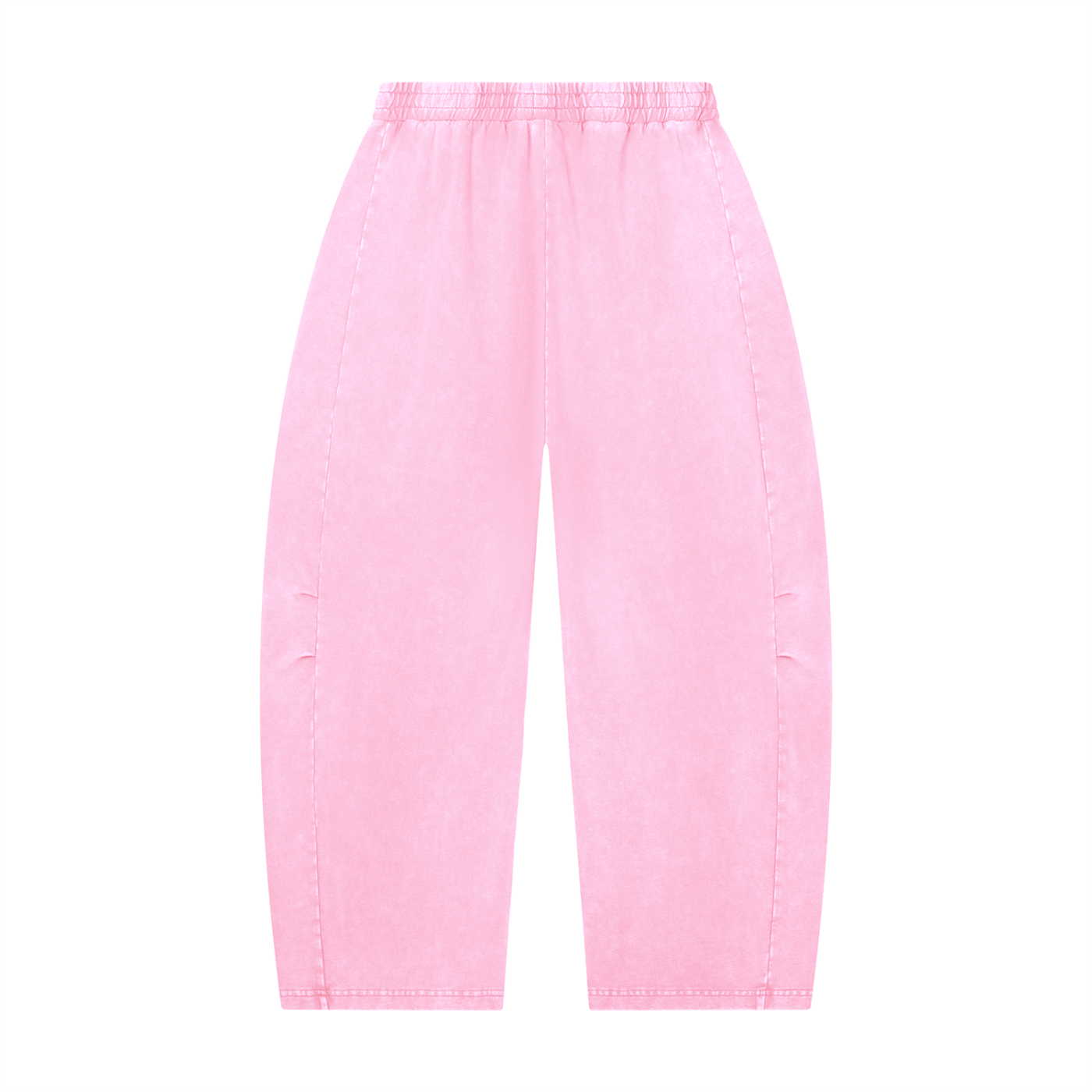 Unisex Mineral Wash Barrel Leg Pants