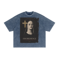 Textured Waffle Washed Boxy T-Shirt