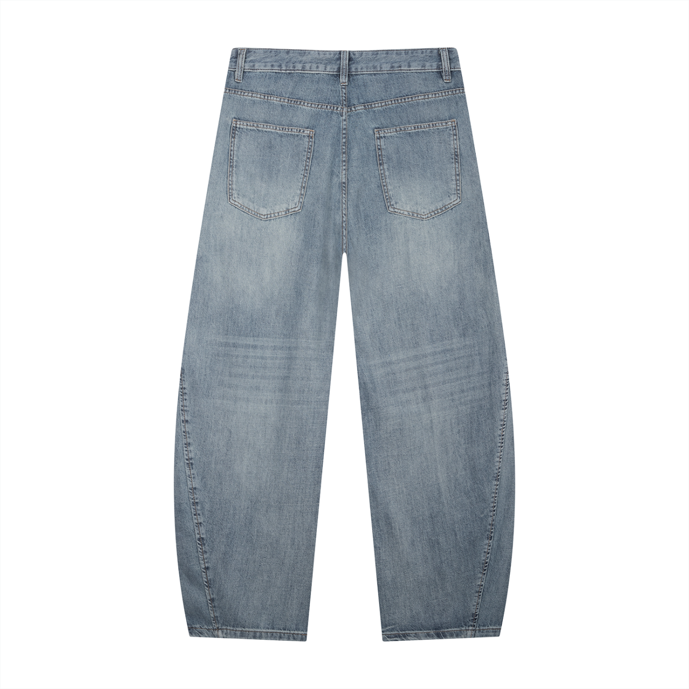 Men's Vintage Wash Barrel Leg Jeans