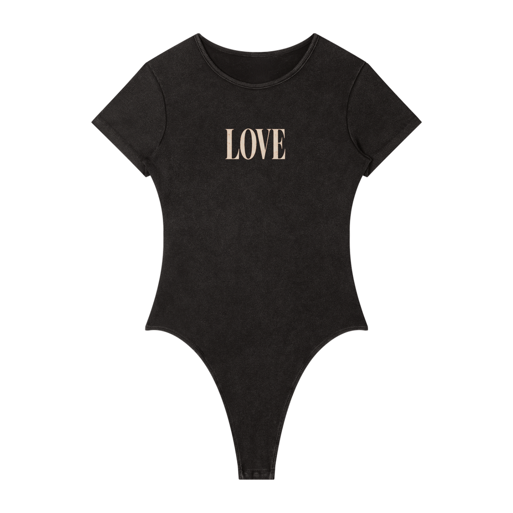 Women's Mineral Wash Crewneck Bodysuit