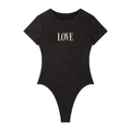 Women's Mineral Wash Crewneck Bodysuit
