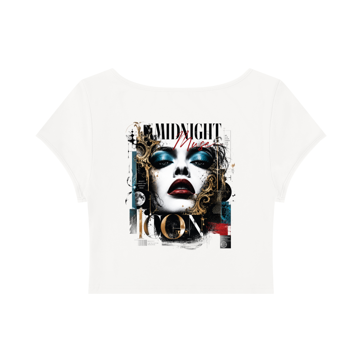 Women's Slim Cap Sleeve Crop T-Shirt