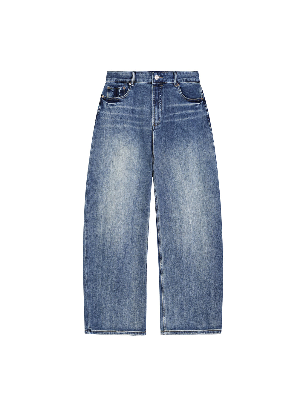 Sun Fade Heavyweight Denim Jeans