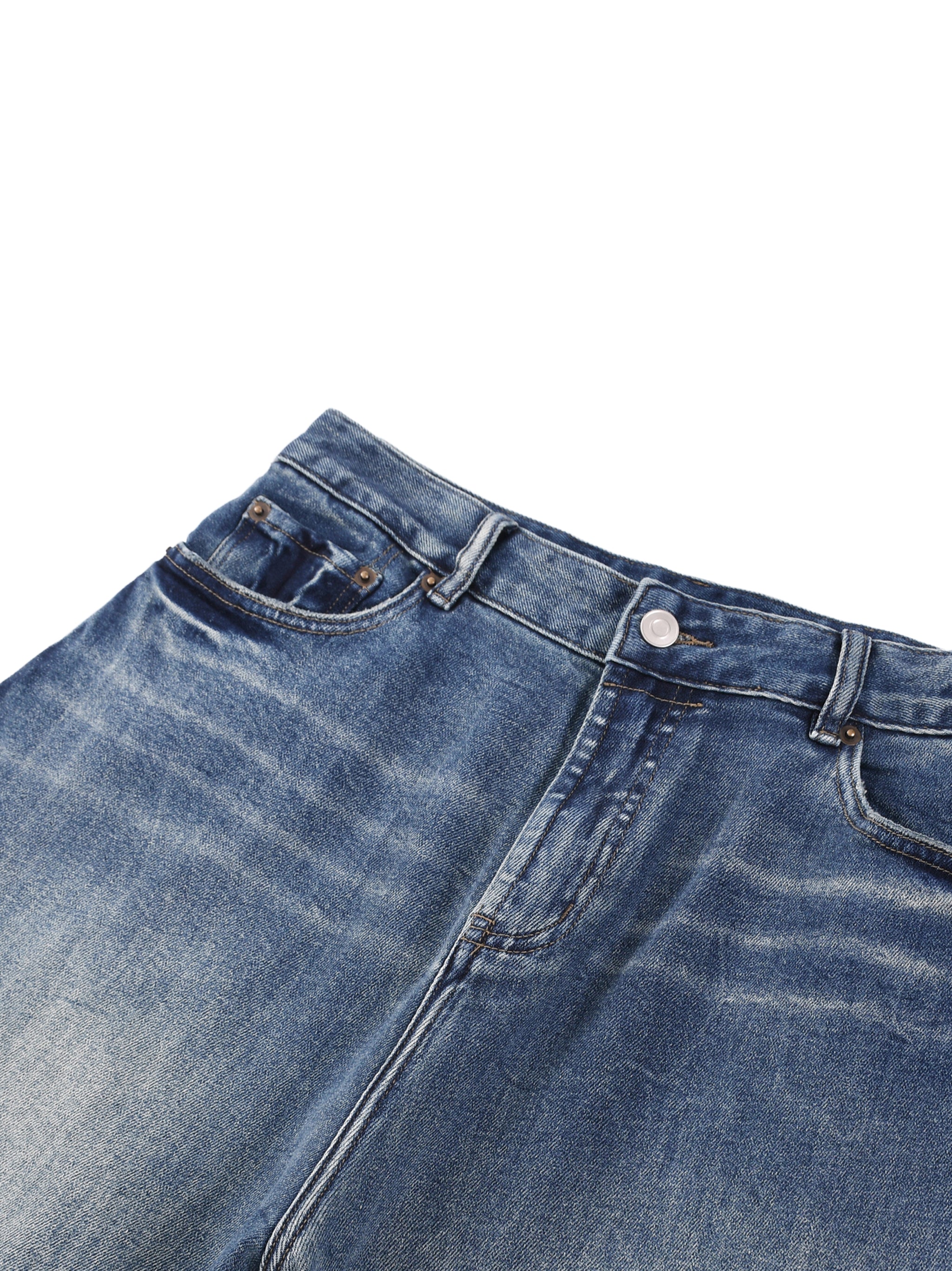 Sun Fade Heavyweight Denim Jeans