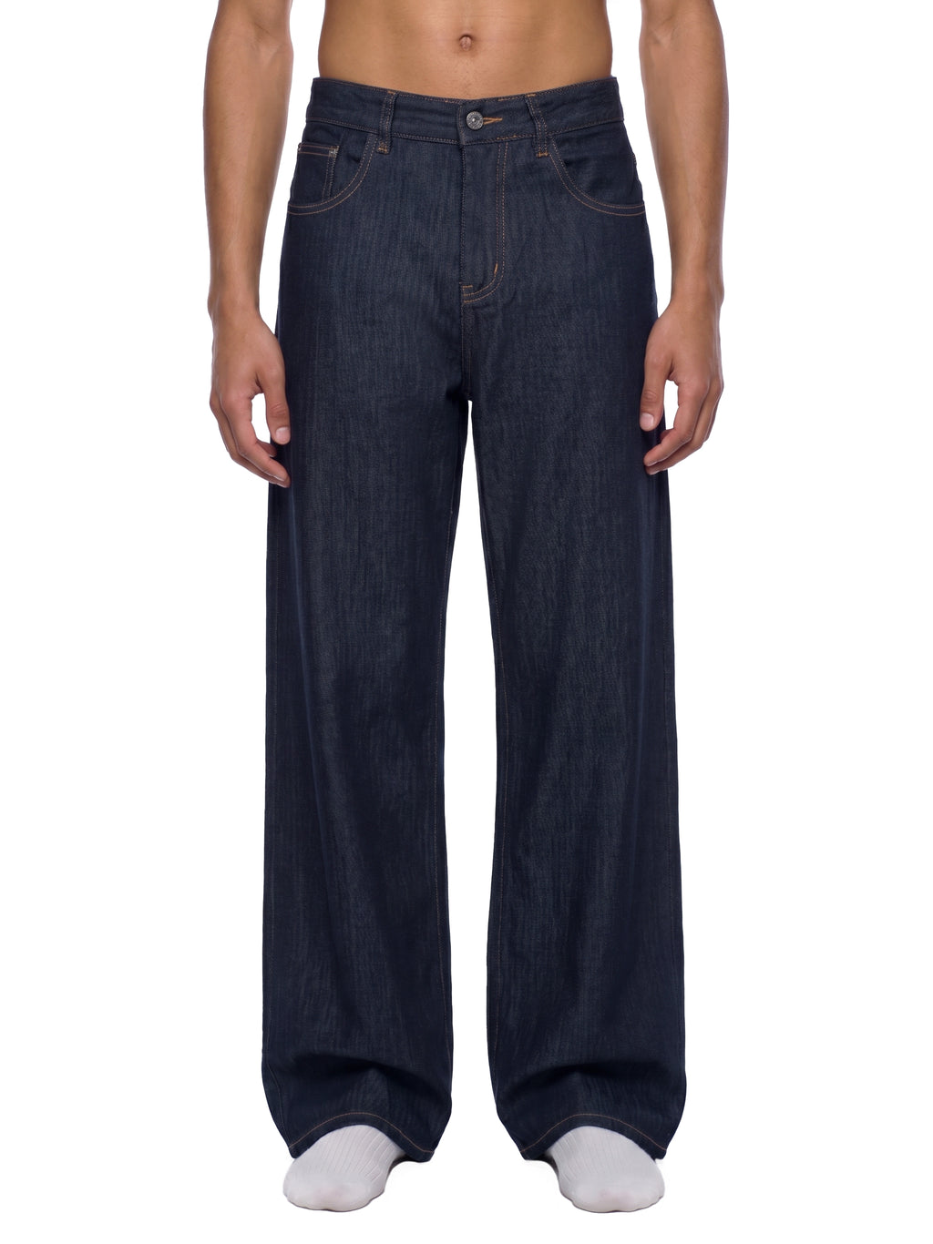 Men's Loose Fit Wide Leg Jeans
