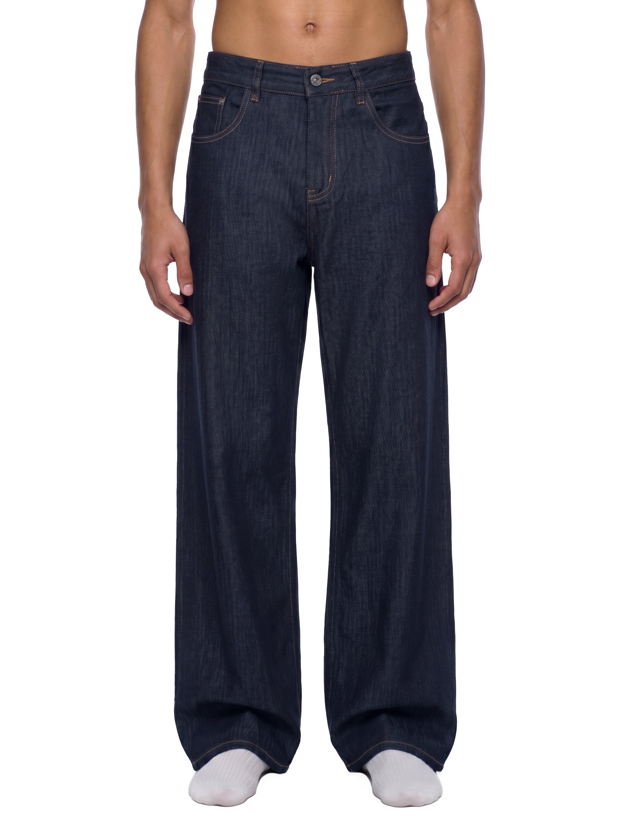 Men's Loose Fit Wide Leg Jeans