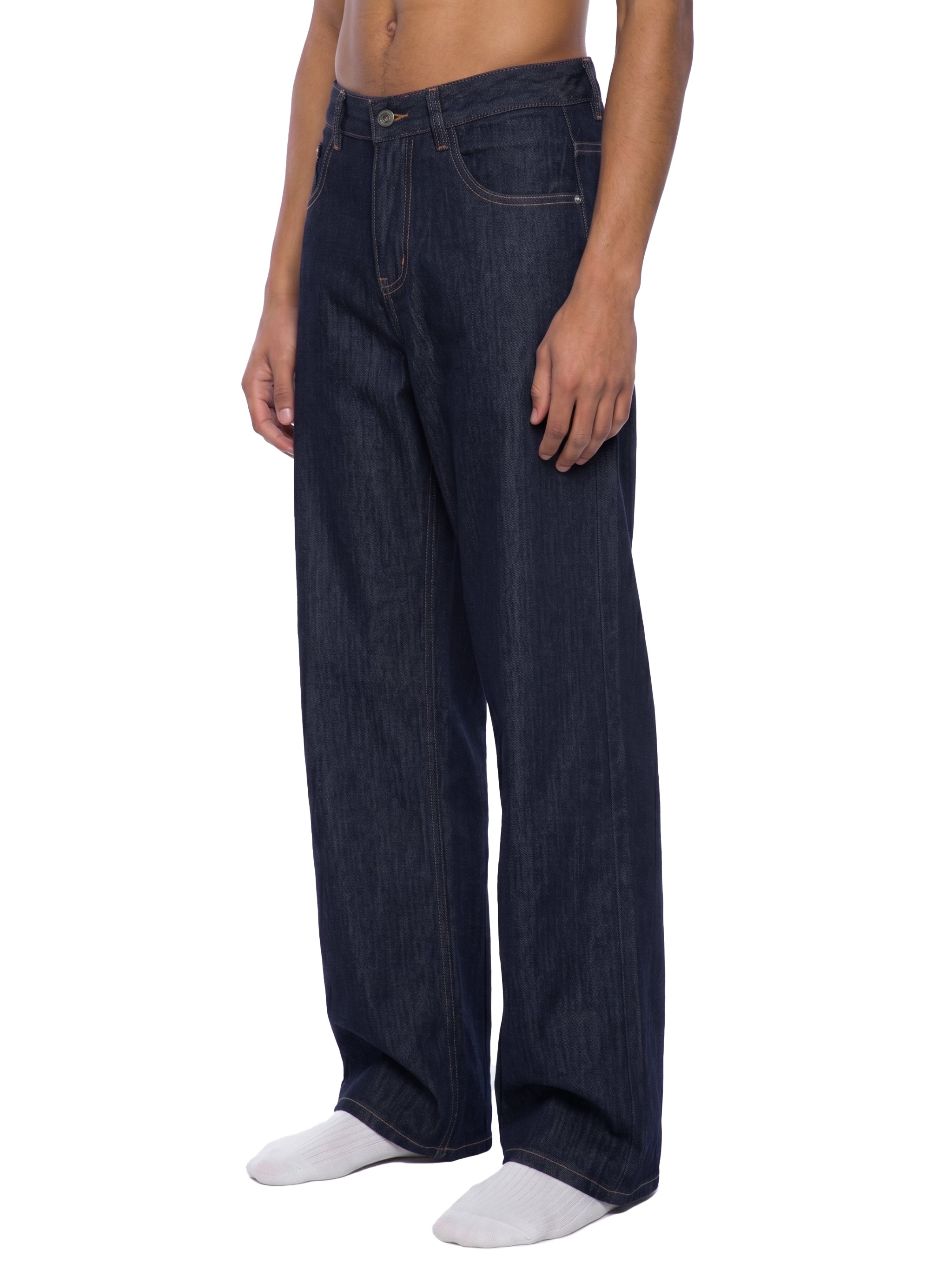 Men's Loose Fit Wide Leg Jeans
