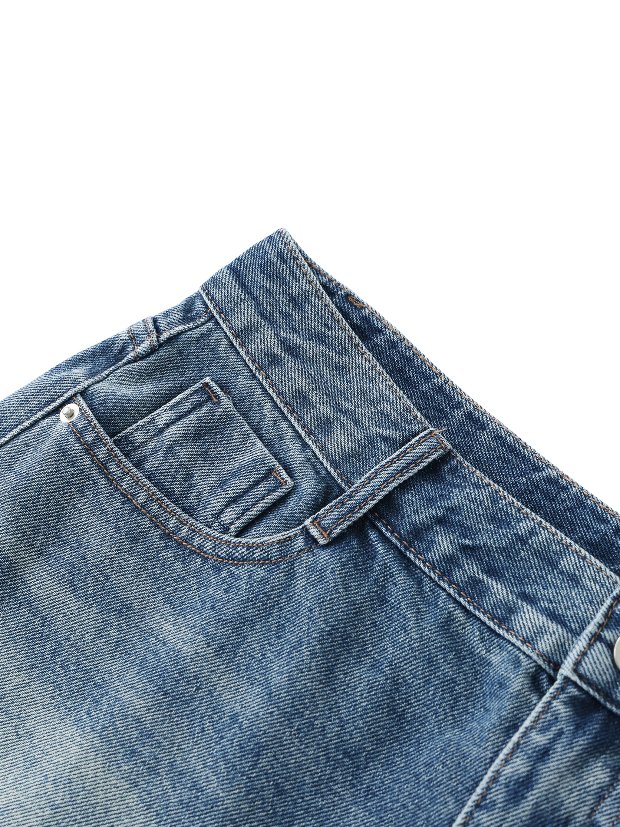 Women's Vintage Wash Raw Hem Denim Shorts