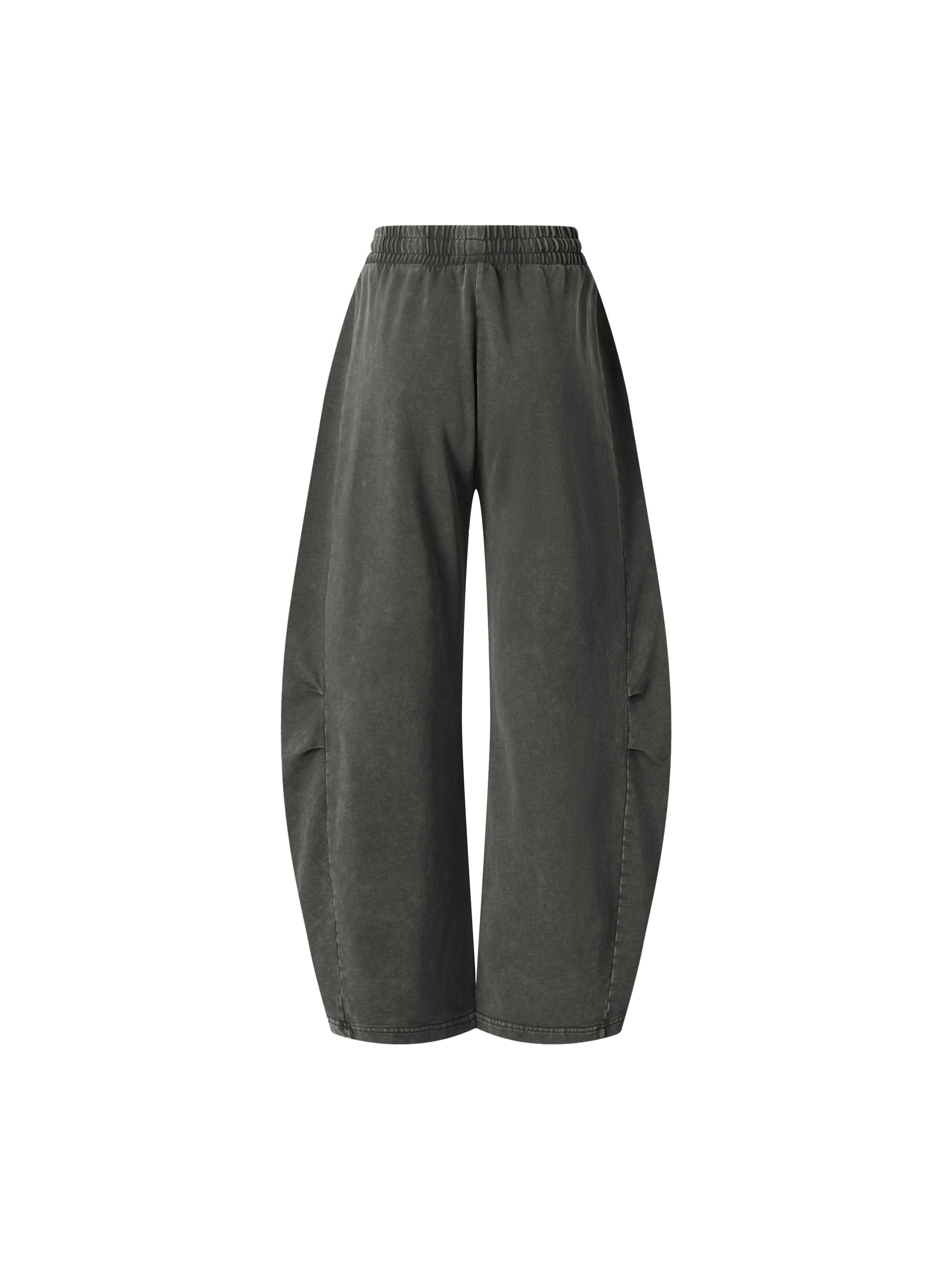 Unisex Mineral Wash Barrel Leg Pants