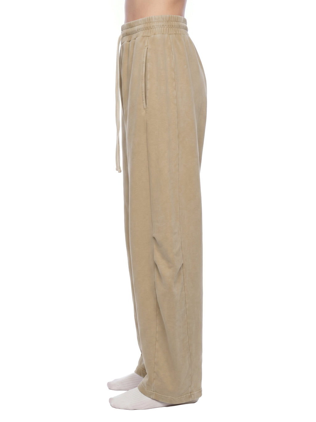 Unisex Mineral Wash Barrel Leg Pants