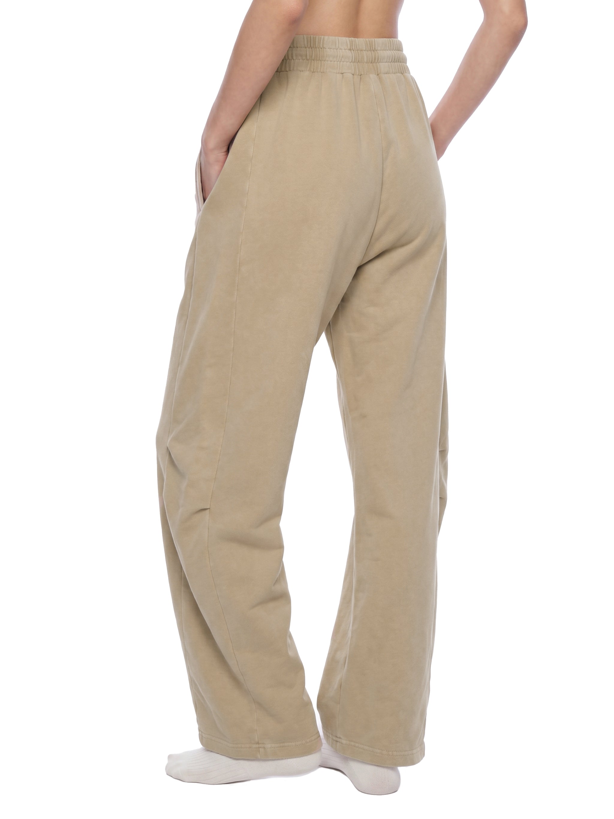 Unisex Mineral Wash Barrel Leg Pants