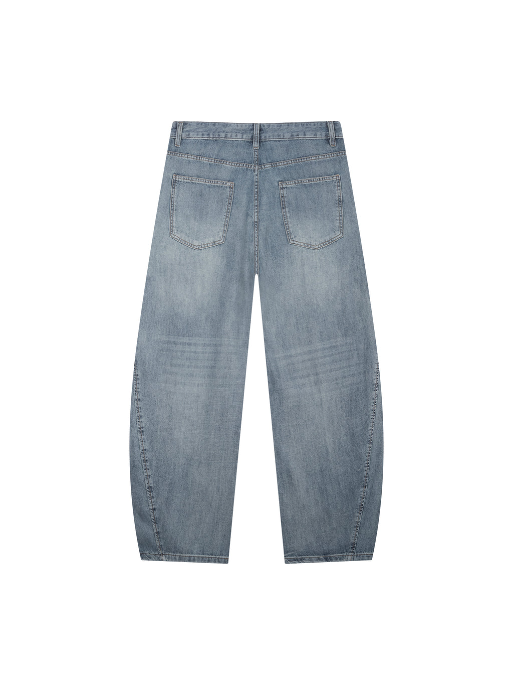 Men's Vintage Wash Barrel Leg Jeans