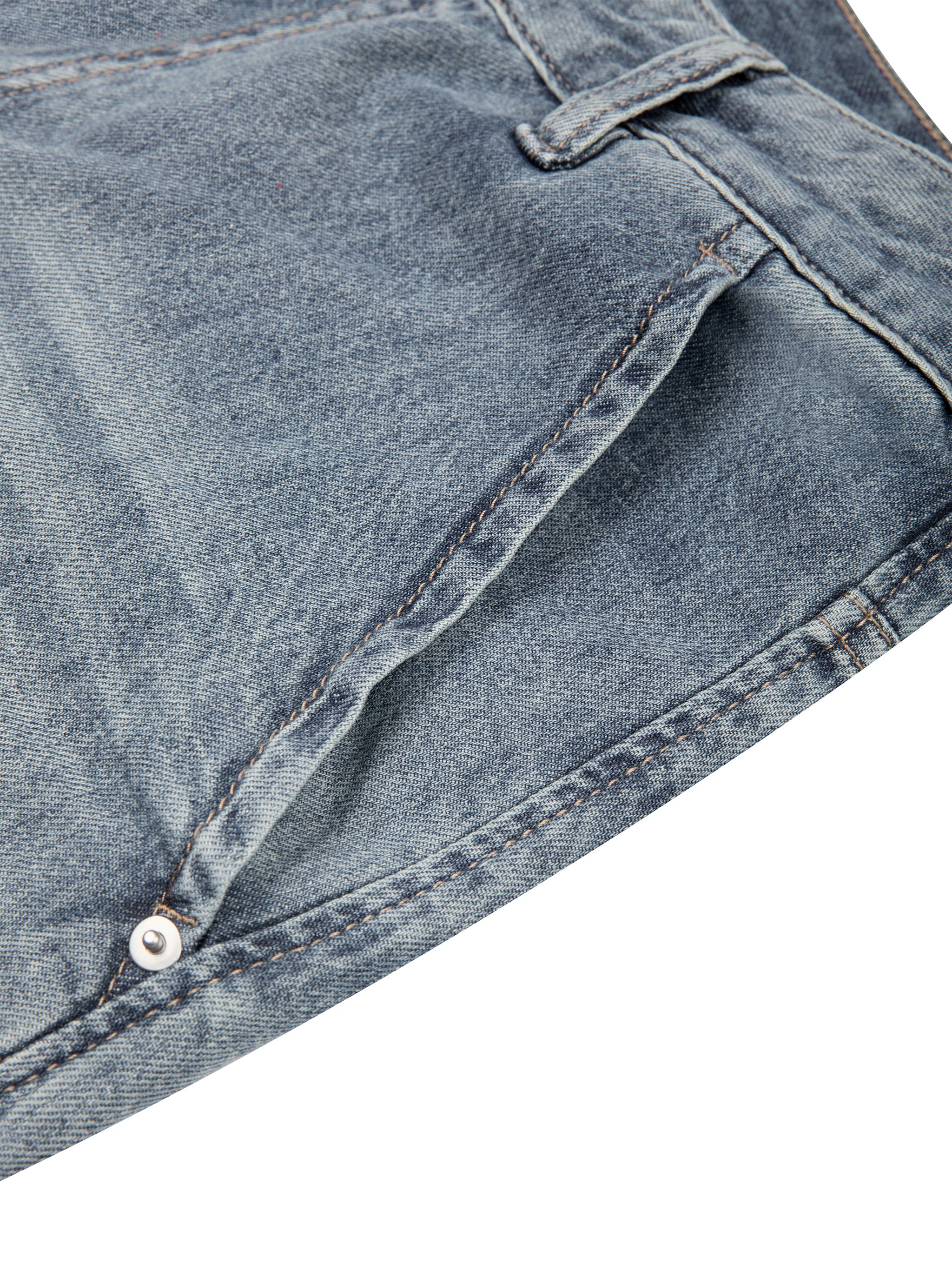 Men's Vintage Wash Barrel Leg Jeans