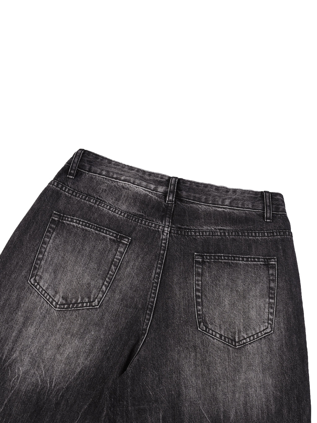 Men’s Vintage Wash Wide Leg Jeans